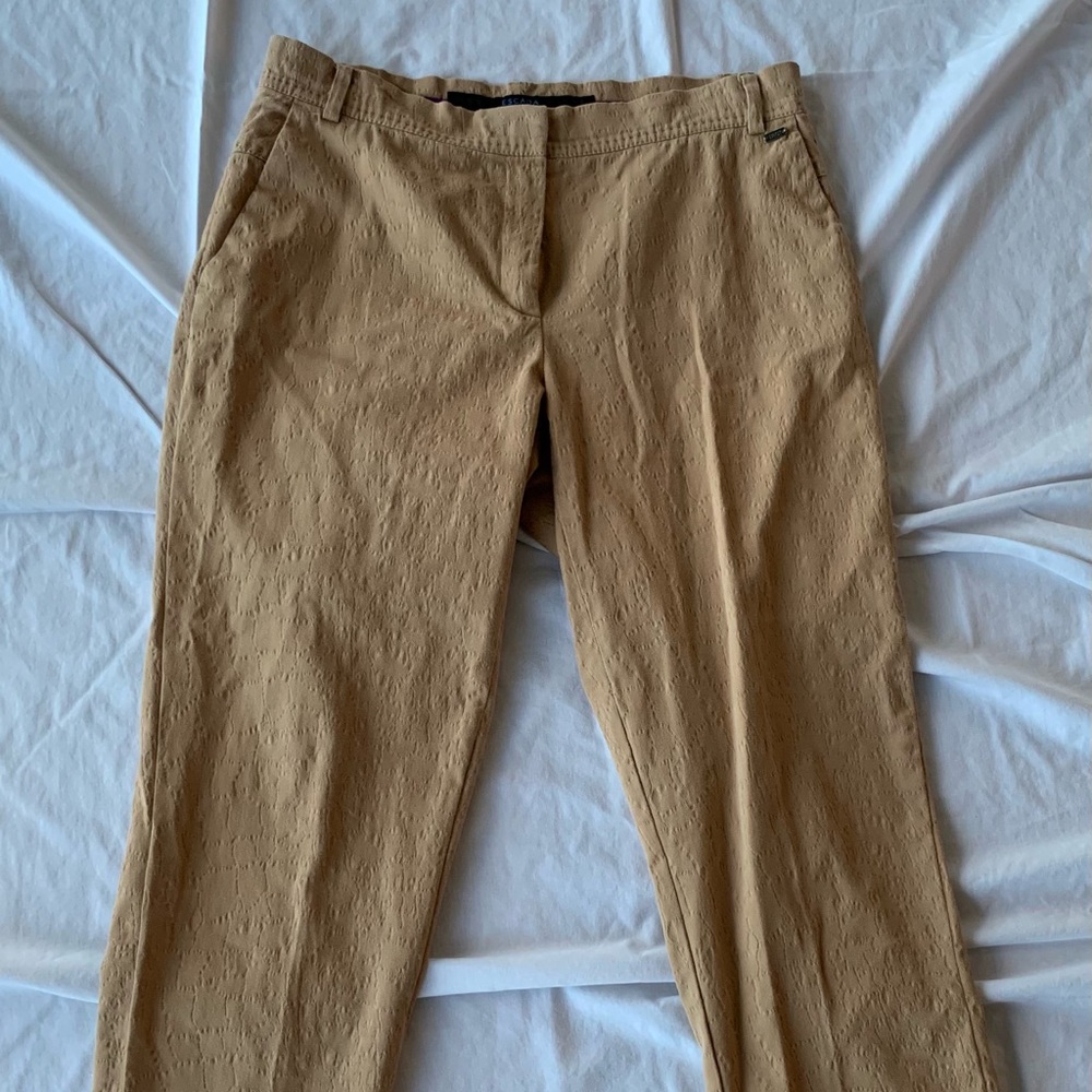 Escada Sport Josephine Alligator Embossed Pants 36